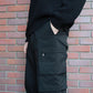 Water Repellent Wide Cargo Trousers