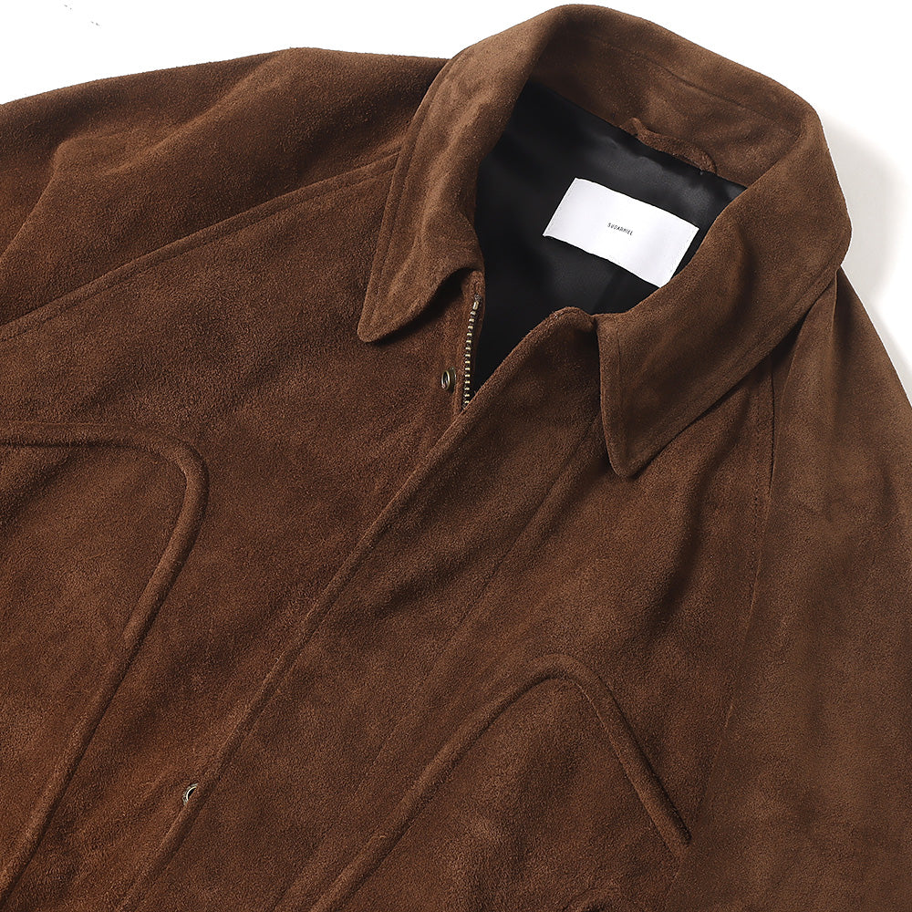 SUEDE PIPING LEATHER BLOUSON