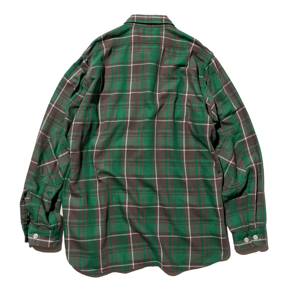 Unlikely(アンライクリー) Unlikely Elbow Patch Flannel Work Shirts