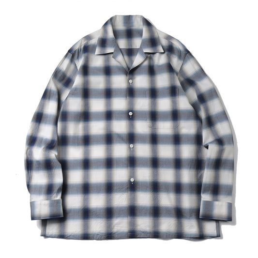 COTTON MODAL OPEN COLLAR L/S SHIRTS