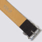 Square Narrow Buckle Belt -Brown Suede-