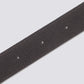 Square Narrow Buckle Belt -Brown Suede-