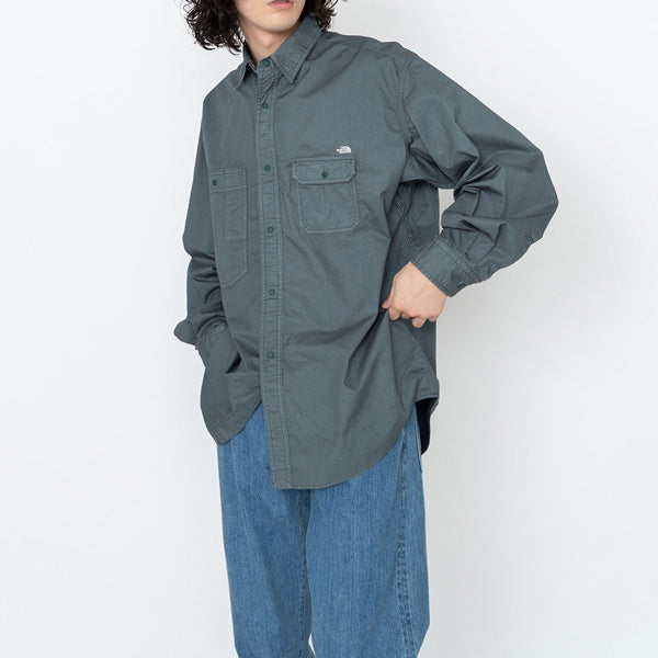 Lightweight Twill Big Work Shirt (NT3304N) | THE NORTH FACE PURPLE