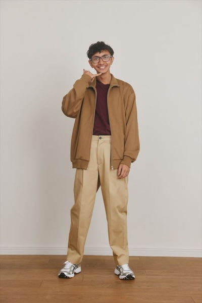 COTTON 1TUCK TROUSERS (213-60502) | UNIVERSAL PRODUCTS / パンツ