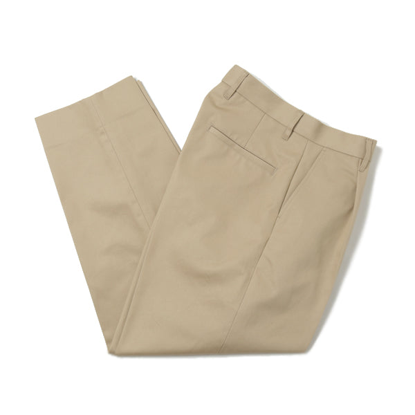 COTTON 1TUCK TROUSERS (213-60502) | UNIVERSAL PRODUCTS / パンツ