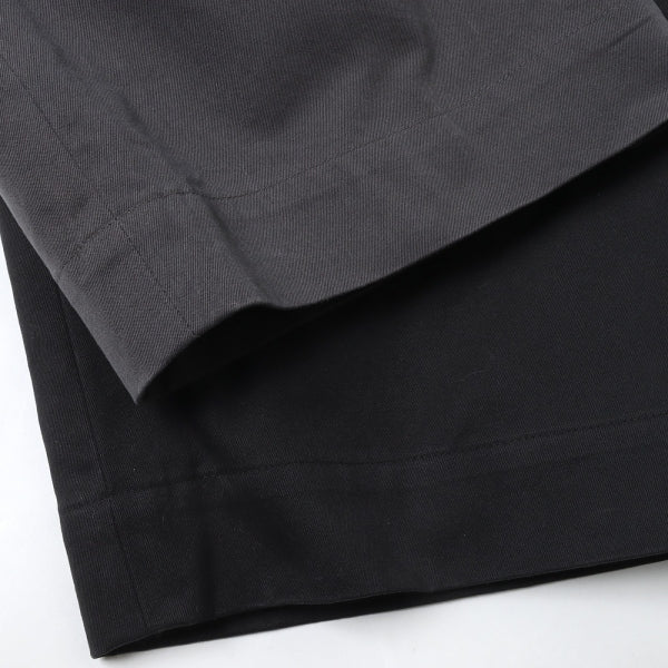 COTTON GABARDINE WIDE TAPERED PANTS (PRAGSM0002) | ATON / パンツ