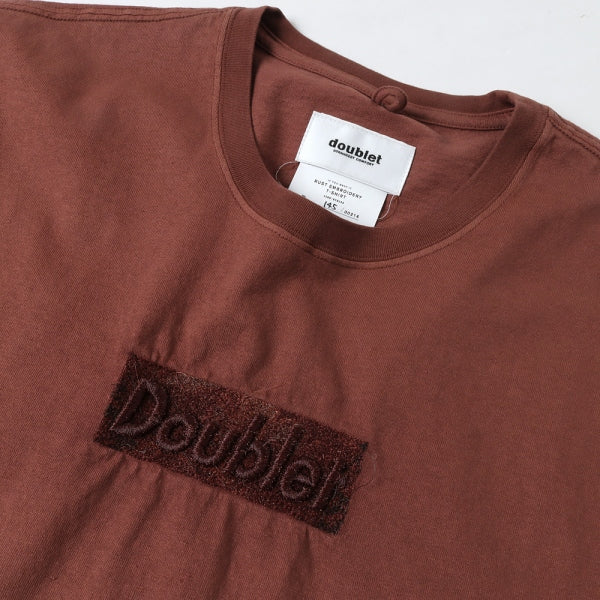 メンズ新品 doublet RUST EMBROIDERY T-SHIRT Tシャツ