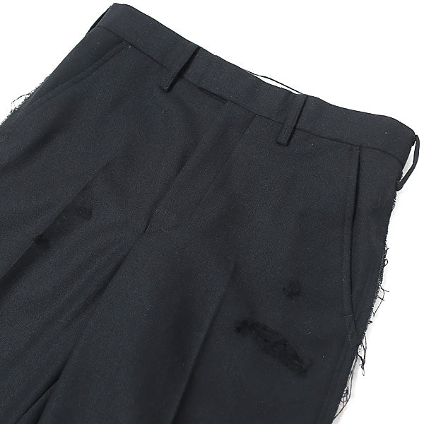 RECYCLE WOOL DAMAGED TROUSERS (22SS07PT167) | doublet / パンツ