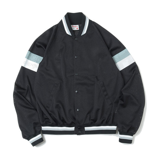 MESH VARSITY JACKET