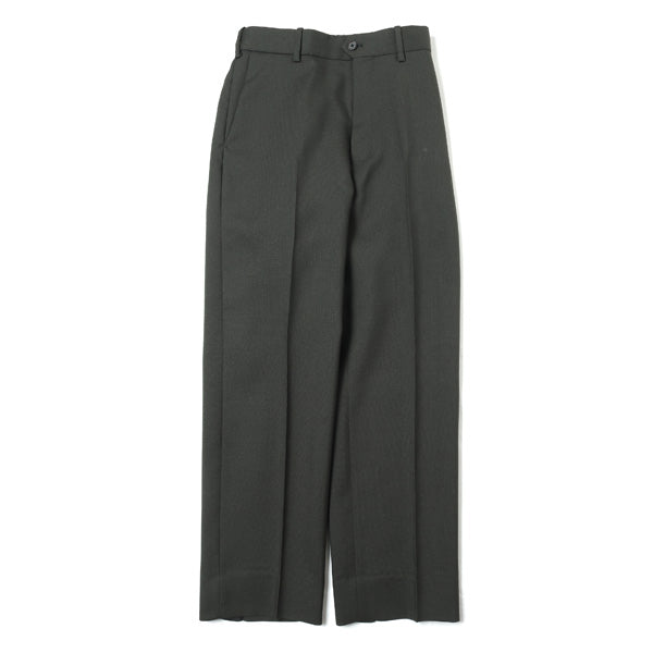 FLAT FRONT TROUSERS ORGANIC WOOL HEAVY TROPICAL (A22A