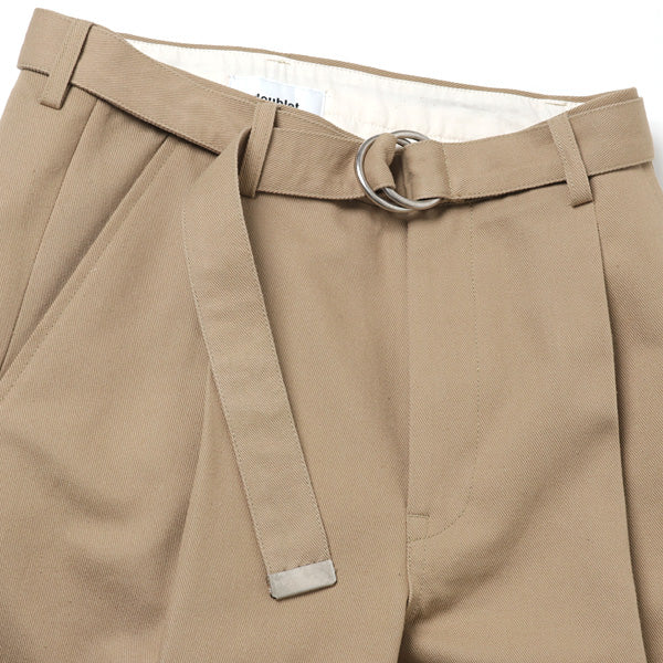 SILK CHINO WIDE TAPERED TROUSERS (21SS10PT145) | doublet / パンツ