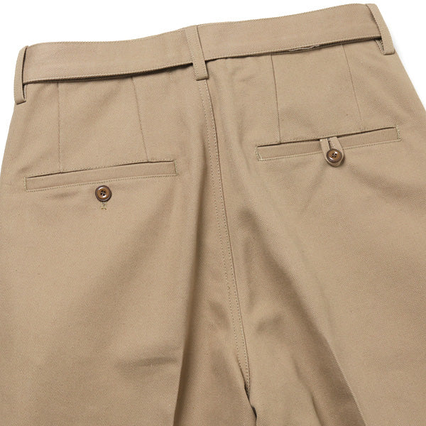 SILK CHINO WIDE TAPERED TROUSERS (21SS10PT145) | doublet / パンツ