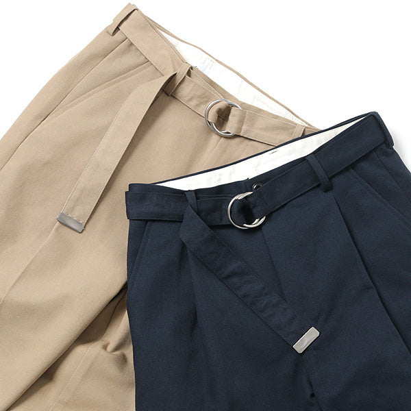 SILK CHINO WIDE TAPERED TROUSERS (21SS10PT145) | doublet / パンツ