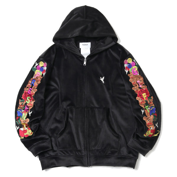 CHAOS EMBROIDERY COMFY HOODIE (21SS24BL118) | doublet / トップス 