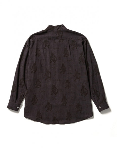 MAYOKE WA-NECK BIG L/S SHIRT (21SS-SY9-001) | Sasquatchfabrix