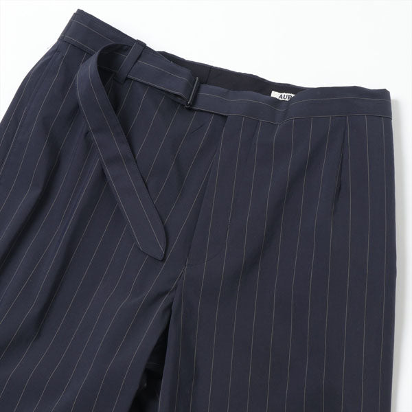 FINX NYLON STRETCH WIDE SLACKS (A21SP02FN) | AURALEE / パンツ (MEN