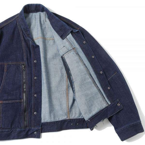 FOLD COLLAR DENIM JACKET (ES16J-01) | ESSAY / ジャケット (MEN