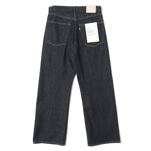 Colorfast Denim Five Pocket Wide Straight Pants (GM231-40113B 