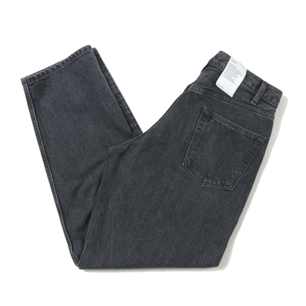 ブラック スビンコットン 13.5oz ワイドテーパードデニム ミディアムブラック (NPTM-6RF-MBK) | CIOTA / パンツ  (MEN) | CIOTA正規取扱店DIVERSE