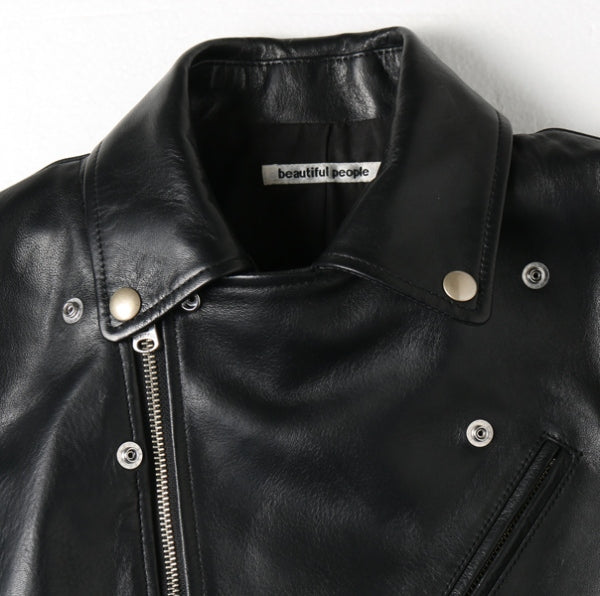 shrink leather riders jacket (1510402801) | DIVERSE / ジャケット ...