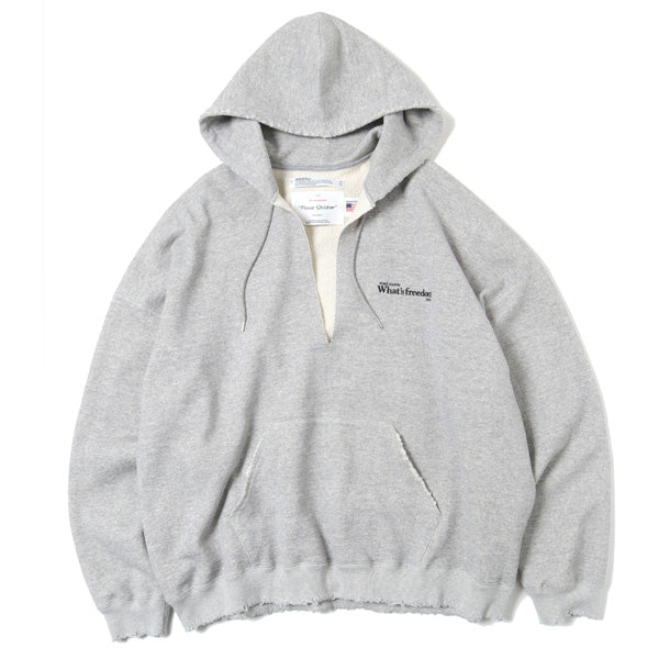 Water-Repellent Skipper Cut Off Hoodie