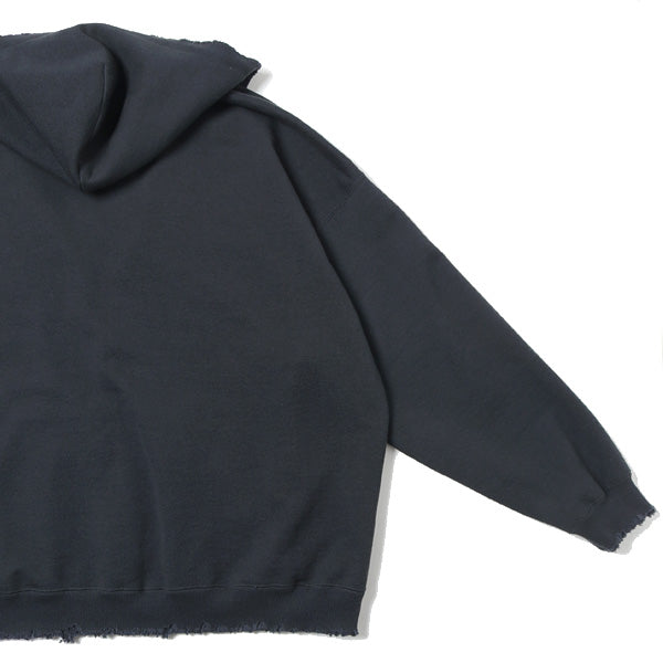 Water-Repellent Skipper Cut Off Hoodie