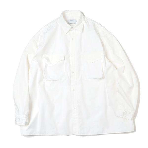 Garment Dyed Poplin Fatigue Shirt