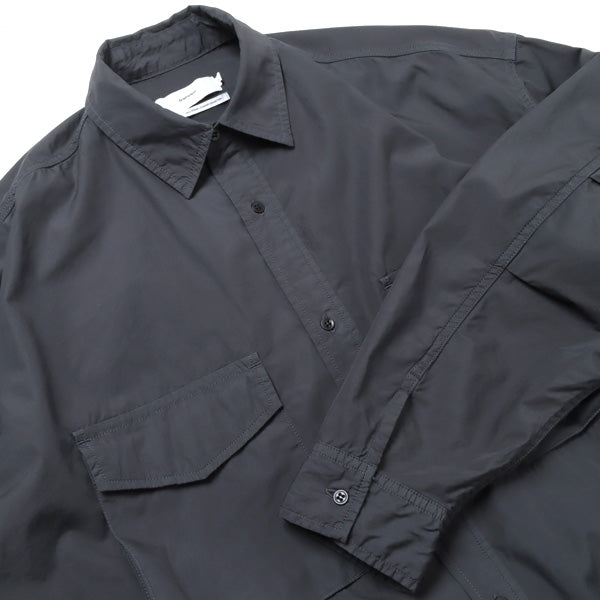 Garment Dyed Poplin Fatigue Shirt