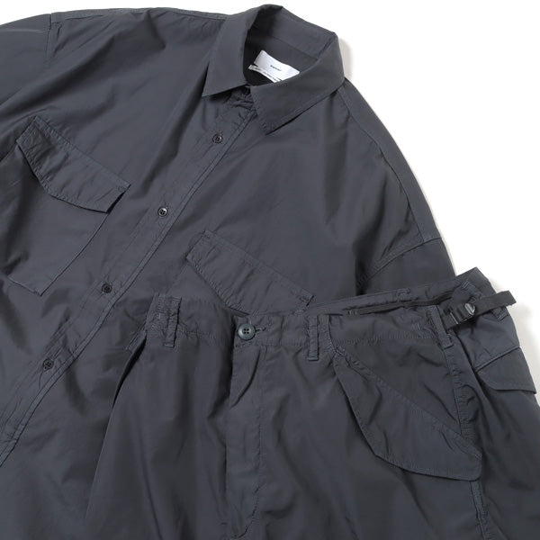 Garment Dyed Poplin Fatigue Shirt