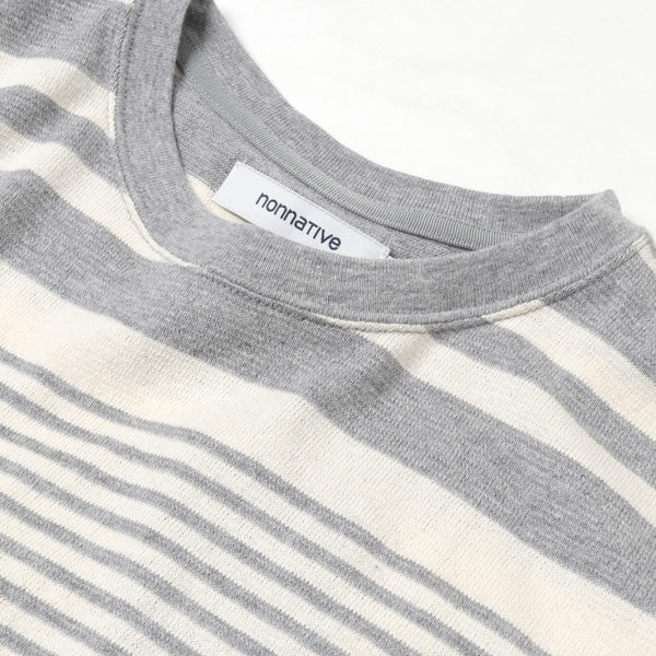 DWELLER L/S TEE COTTON JERSEY BORDER