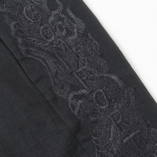 CHAOS EMBROIDERY LINEN TAPERED TROUSERS (20SS09PT119) | doublet