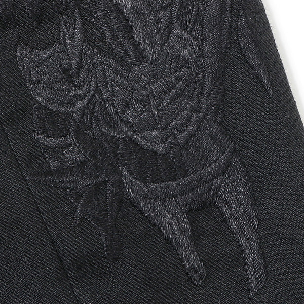 CHAOS EMBROIDERY LINEN TAPERED TROUSERS (20SS09PT119) | doublet