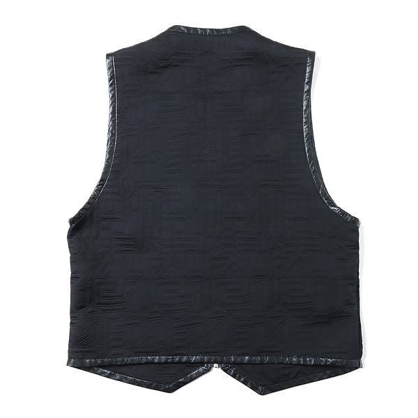 Quilted Jacquard Vest (M221-0103) | MATSUFUJI / ジャケット (MEN 