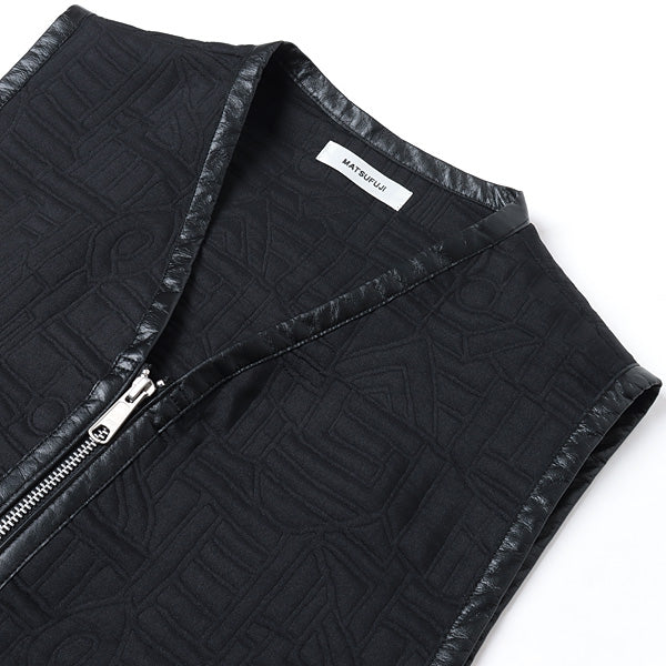 Quilted Jacquard Vest (M221-0103) | MATSUFUJI / ジャケット (MEN