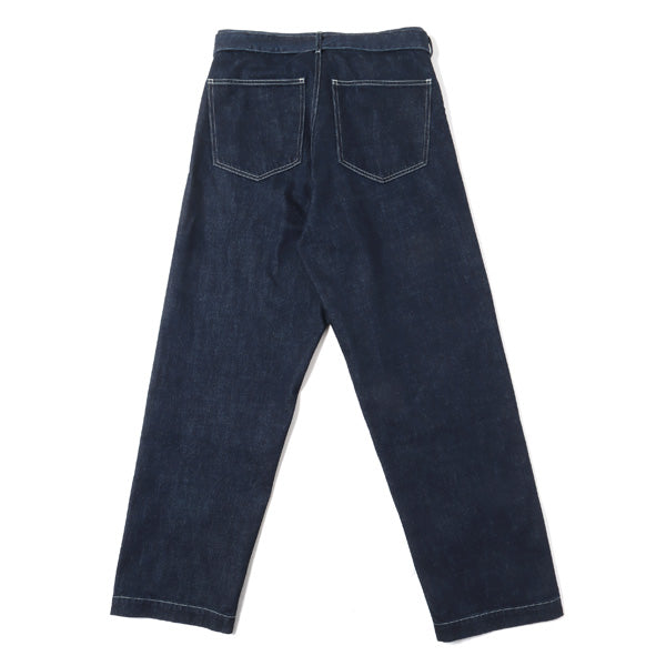 12oz Selvage Denim Long Belted Pants (BHS22S009) | blurhms