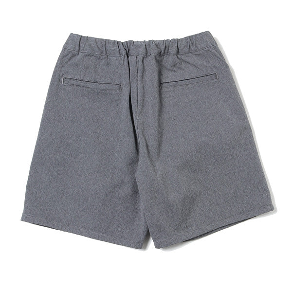 Colorfast Denim Wide Chef Shorts (GM211-40116B) | Graphpaper 