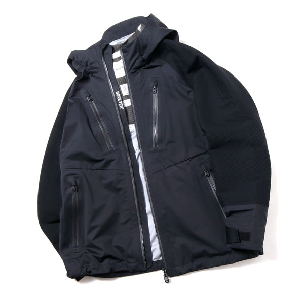 WHITE MOUNTAINEERING◇マウンテンパーカ/1/ポリエステル/BLK/ブラック