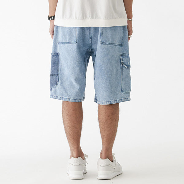 Broken Twill Denim Cargo Shorts (NT4901N) | THE NORTH FACE PURPLE