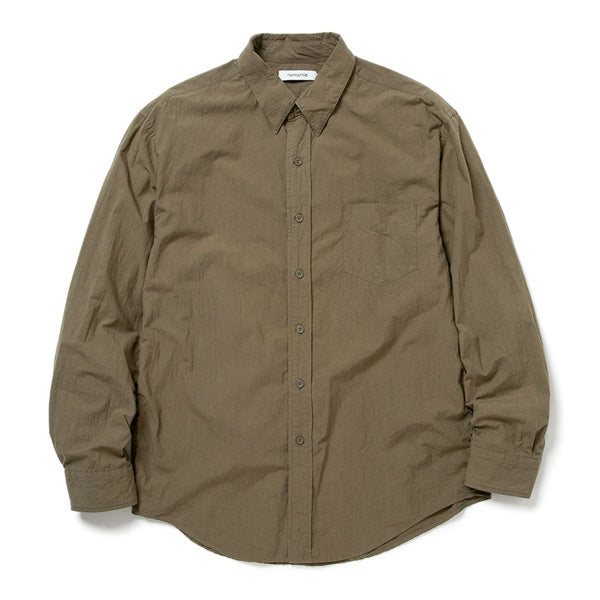 DWELLER B.D. SHIRT RELAXED FIT COTTON TYPEWRITER