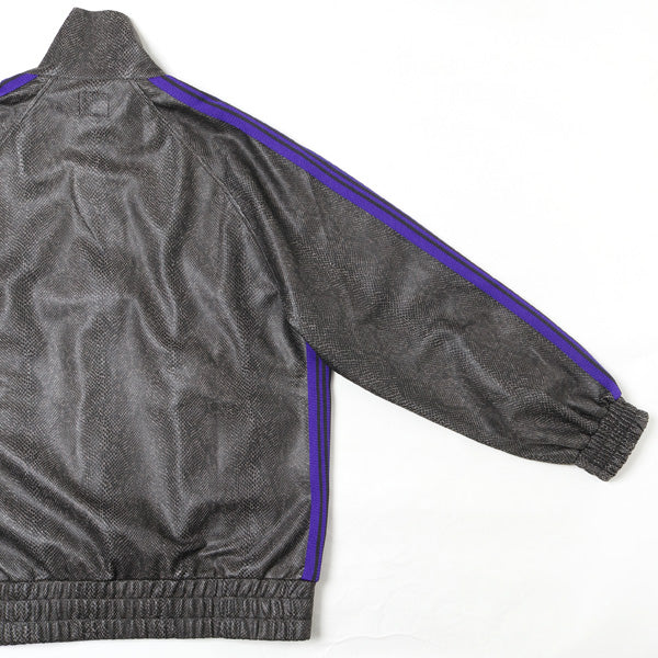 Track Jacket - Synthetic Leather / Python (GL222) | NEEDLES