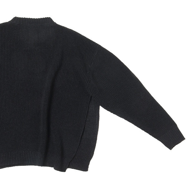 MOCK NECK PULL OVER ORGANIC COTTONxHEMPxPAPER YARN