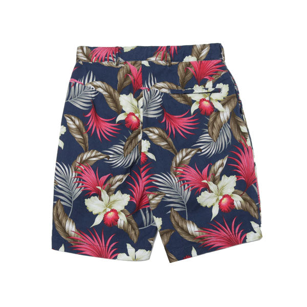 Sunset Short - Hawaiian Floral Java Cloth (EF264) | ENGINEERED