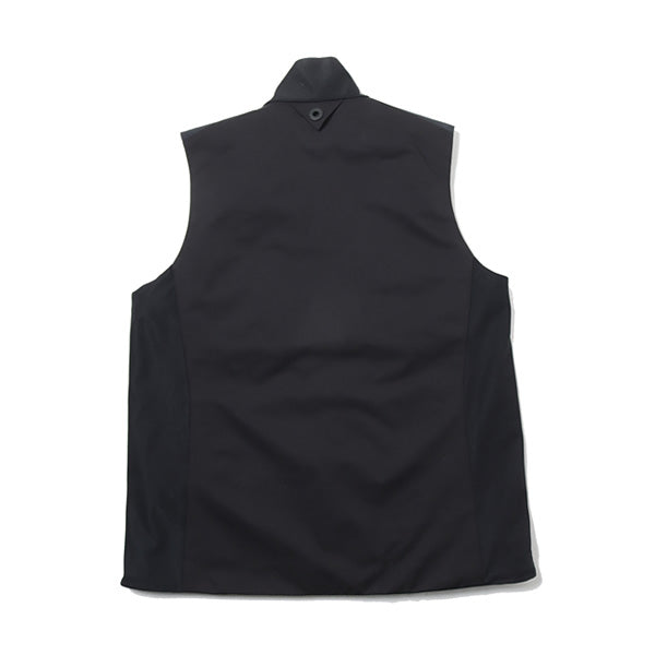 ホワイトマウンテニアリング BLK stretched twilled vest - ベスト