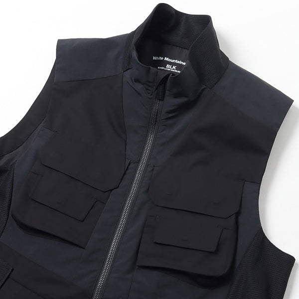 4WAY STRETCHED TWILLED VEST (BK2271209) | White Mountaineering