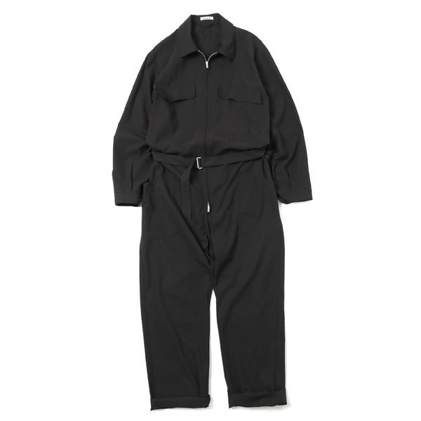 FINX HARD TWIST GABARDINE JUMPSUIT (A20ST03FB) | AURALEE / パンツ 