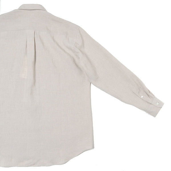 REGULAR COLLAR L/S SHIRT(LINEN)