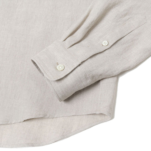 REGULAR COLLAR L/S SHIRT(LINEN)