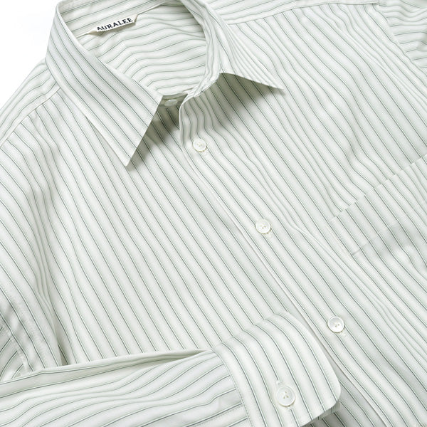 FINX STRIPE SHIRTS (A22SS01FS) | AURALEE / シャツ (MEN) | AURALEE