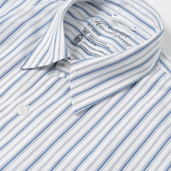 Ballroom Shirt(Royal Blue Stripe) (SS22-81) | mfpen / シャツ (MEN