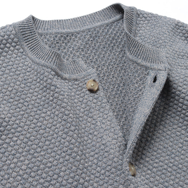 Popcorn Crewneck Cardigan (2201-008) | crepuscule / トップス (MEN 